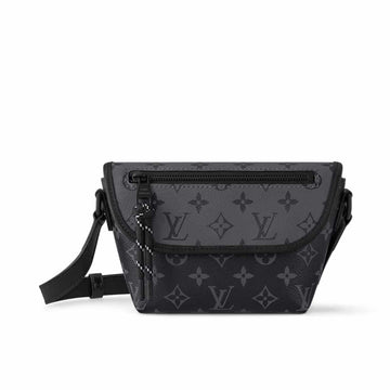 LV PULSE WEARABLE WALLET MONOGRAM ECLIPSE CANVAS 15CM M12806
