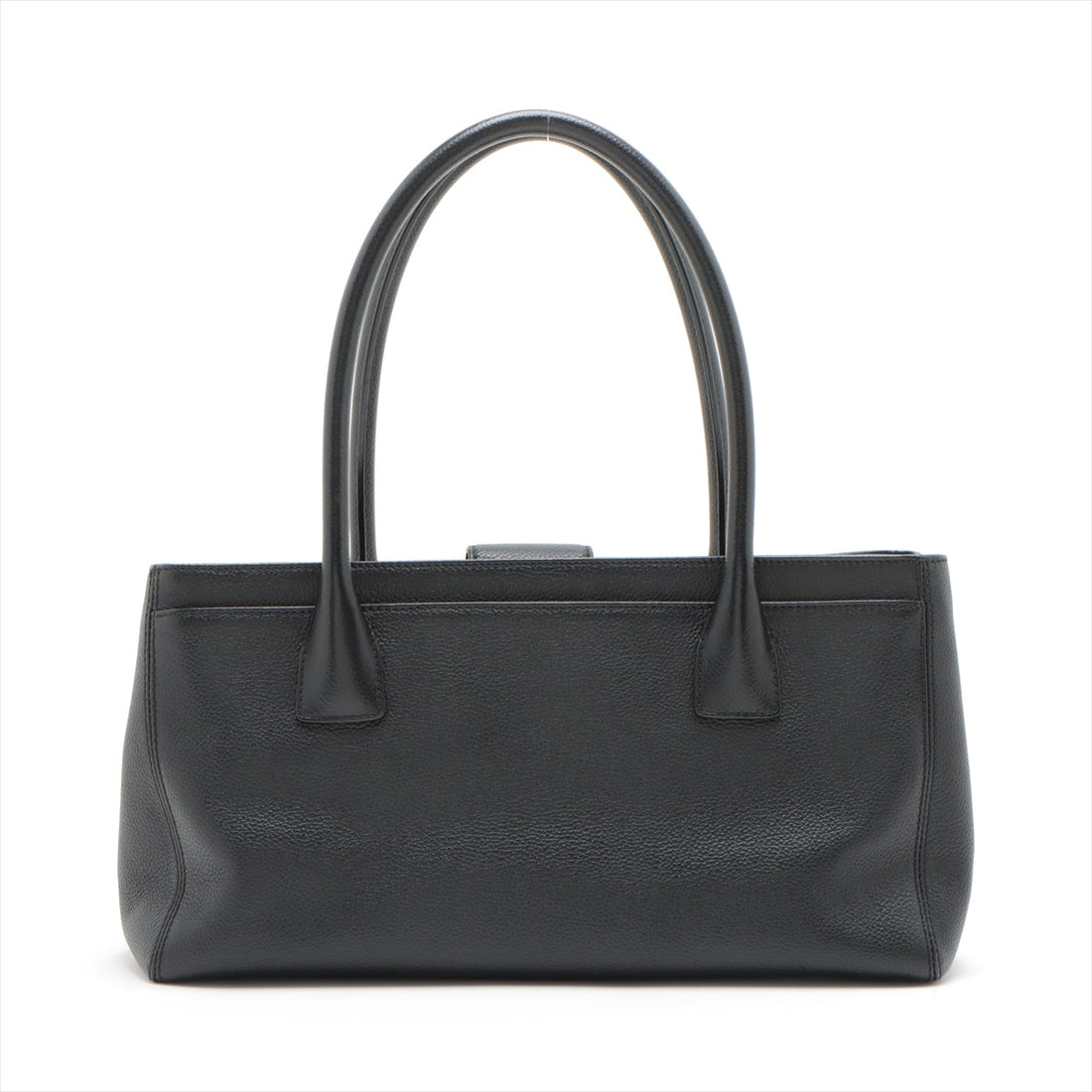 New 1:1 Rep Top Quality Chanel Executive Leather Tote Bag Black Gold  17th