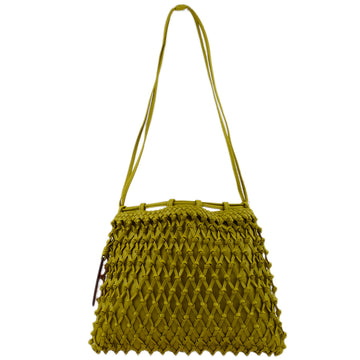 New 1:1 Rep Top Quality Chanel Green Lambskin Braided Shoulder Bag