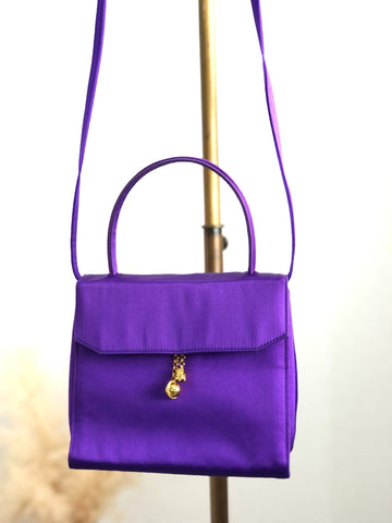 CELINE Starball Circle Arc de Triomphe Two-way Handbag Shoulder bag Purple New 1:1 zzr42u