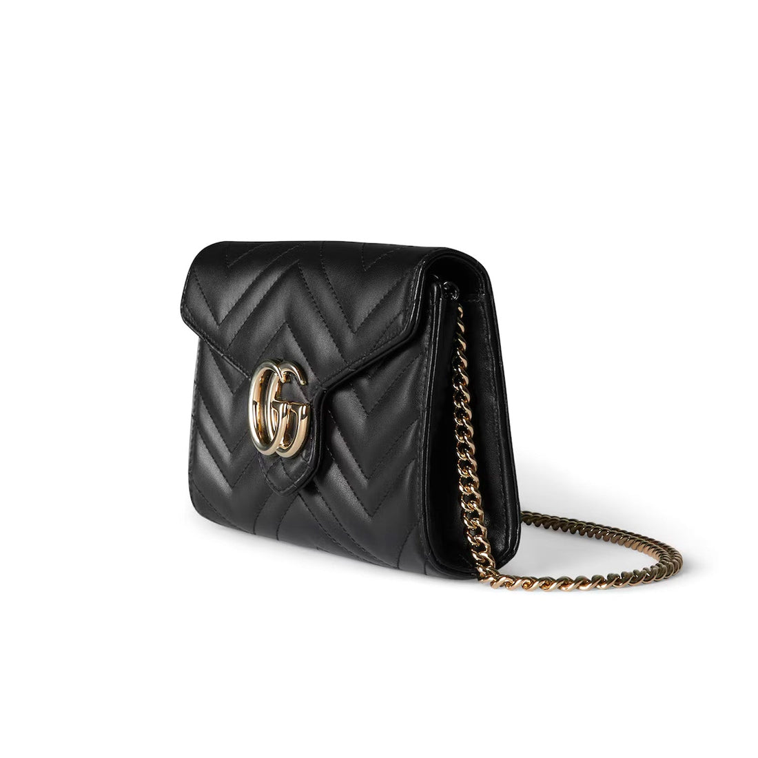 Gucci Gg Marmont Mini Bag On Chain