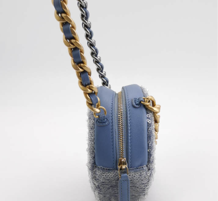 Chanel 19 Bag Blue & Grey 24113078965072