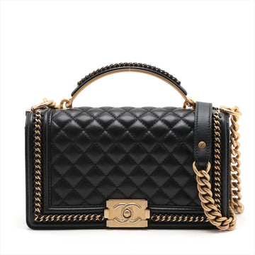 New 1:1 Rep Top Quality Chanel Boy New 1:1 Rep Top Quality Chanel  Chain Shoulder Bag Black G