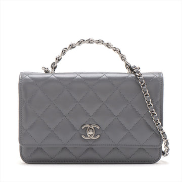 New 1:1 Rep Top Quality Chanel Matrasse  2WAY Shoulder Bag Gr Silver G