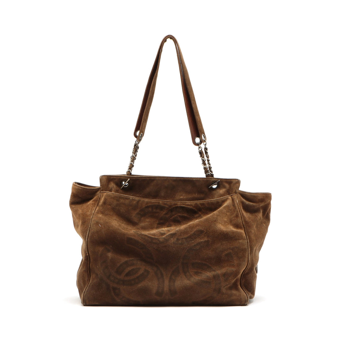 New 1:1 Rep Top Quality Chanel Triple Coconut Shoulder Bag Brown Silver Gold  2nd