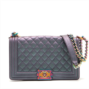 New 1:1 Rep Top Quality Chanel Boy New 1:1 Rep Top Quality Chanel Leather Chain Shoulder Bag Pearl G   A67086