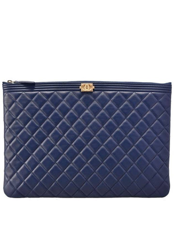 Women s Boy Clutch Large Lambskin A80570 Chanel
