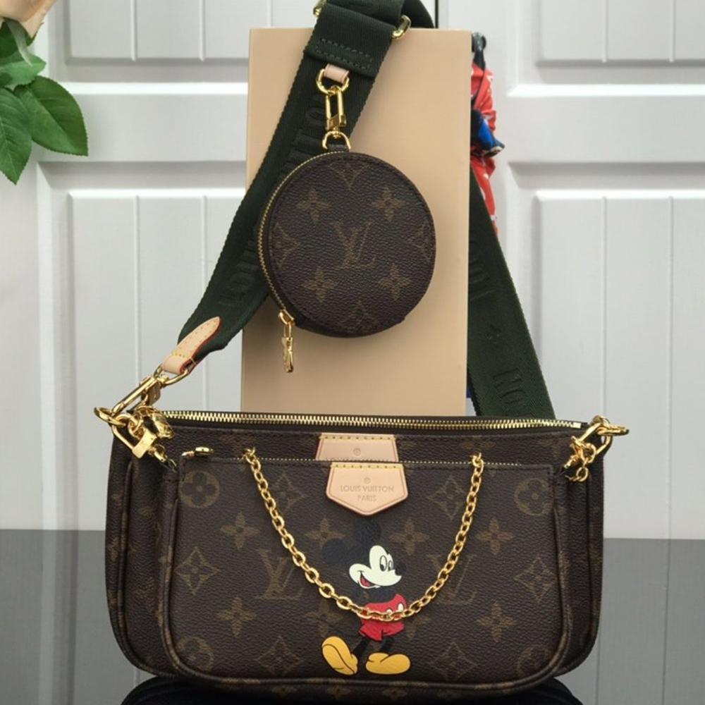 Louis Vuitton Multi Pochette Accessoires Mickey Mo Bag