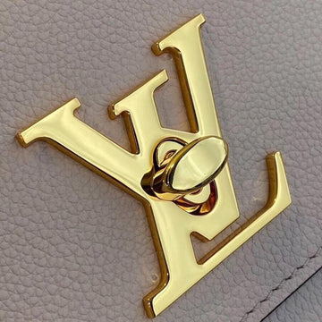 LV TWIST CHAIN WALLET LIGHT PINK GRAIN LEATHER