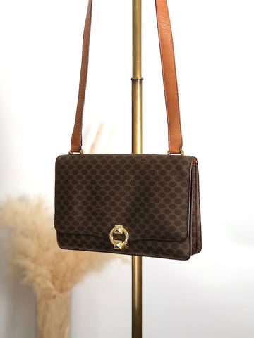 CELINE Macadam Flap Shoulder bag Brown New 1:1 wagmgy