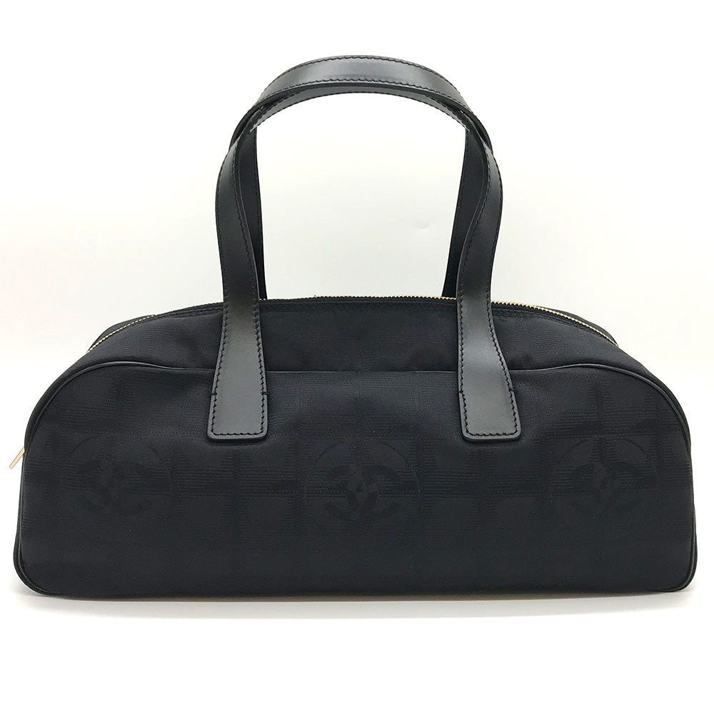 Top Quality Chanel Nylon Jacquard Mini Boston Bag