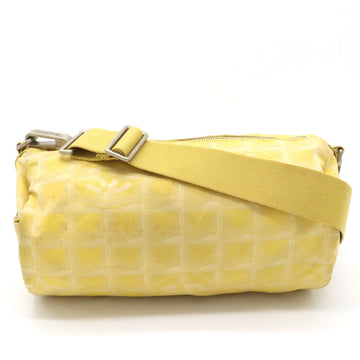 New 1:1 Rep Top Quality Chanel New Loveel Line Mini Roller Bag Body Bag Nylon  Leather Yellow A17669