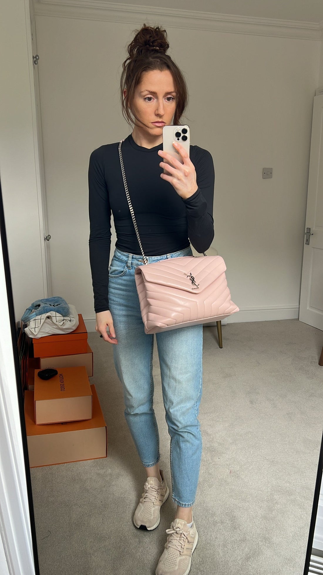 Yves Saint Laurent (YSL) Medium Marble Pink Lou