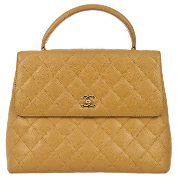 Top Quality Chanel 2004-2005 Beige Caviar Kelly Handbag