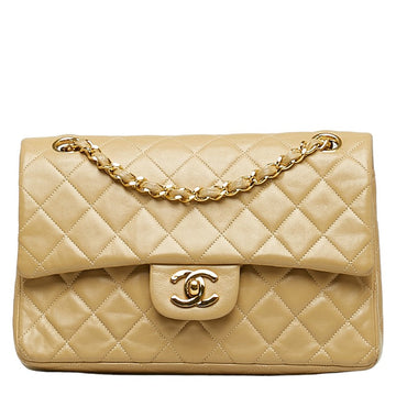 New 1:1 Rep Top Quality Chanel Matrace 23 Cocomark Double Flap Gold  Chain houlder Bag Beige   CHANEL