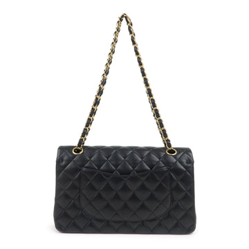 Top Quality Chanel Lamb Skin Matelasse 25 Double Flap Bag Black A01112