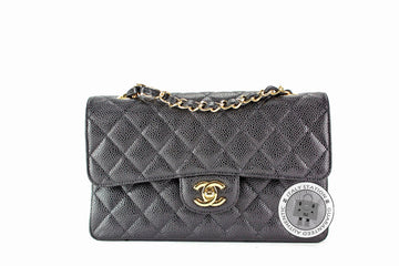 Top Quality Chanel A01113 Classic CC Black Caviar Small Shoulder Bags Ghw
