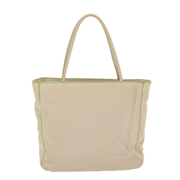 Prada Hand Bag Nylon Cream  38509