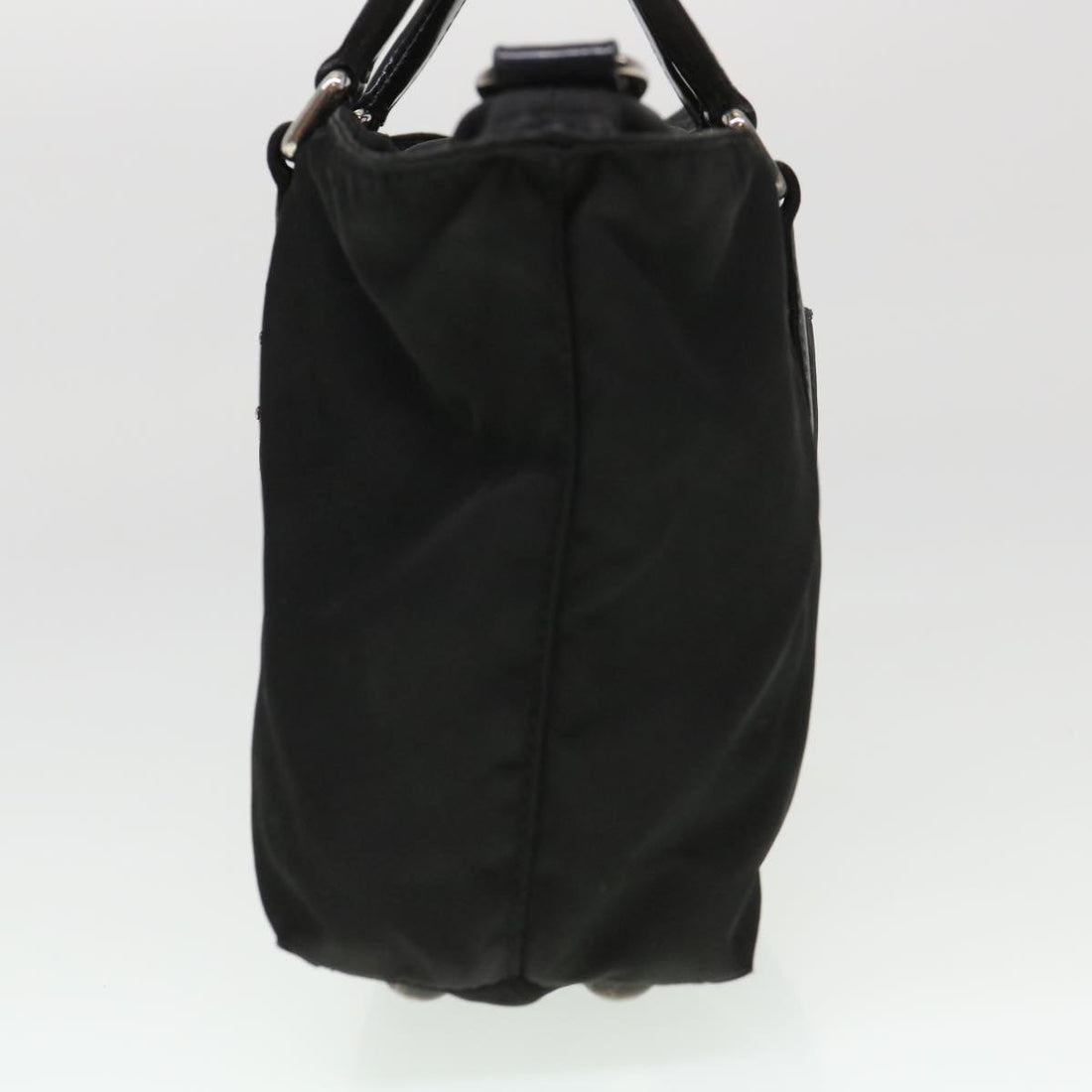 PRADA Hand Bag Nylon 2way Black Auth 39702