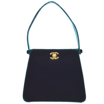 New 1:1 Rep Top Quality Chanel * Moss Green Velvet Double Sided Turnlock Handbag