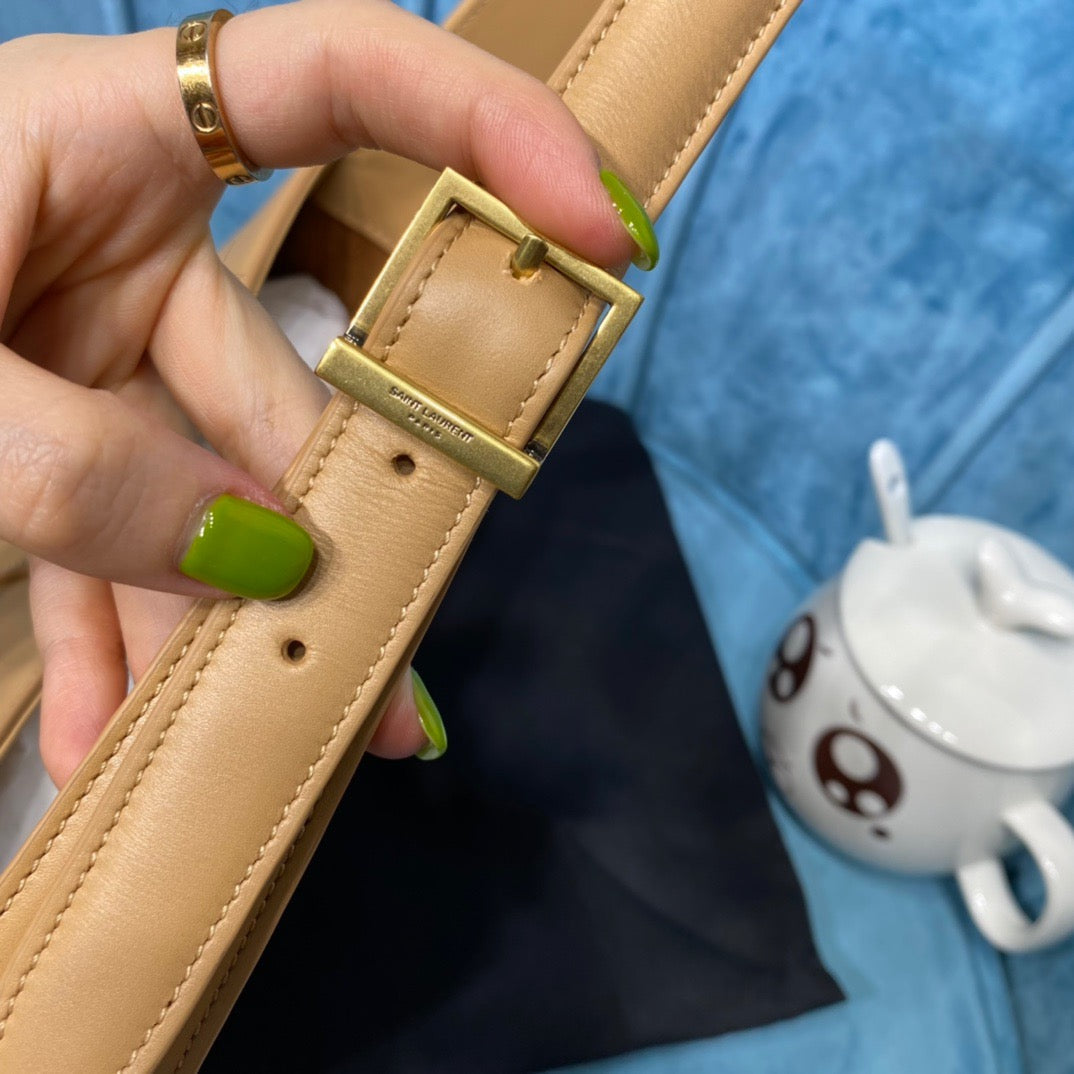 Yves Saint Laurent  Hobo Bag In Smooth Beige