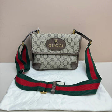 GUCCI - NEO  Handbag - Cloth Grey B18-10