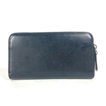 FENDI Long Wallet Purse 8M0299 leather black Long wallet Studs