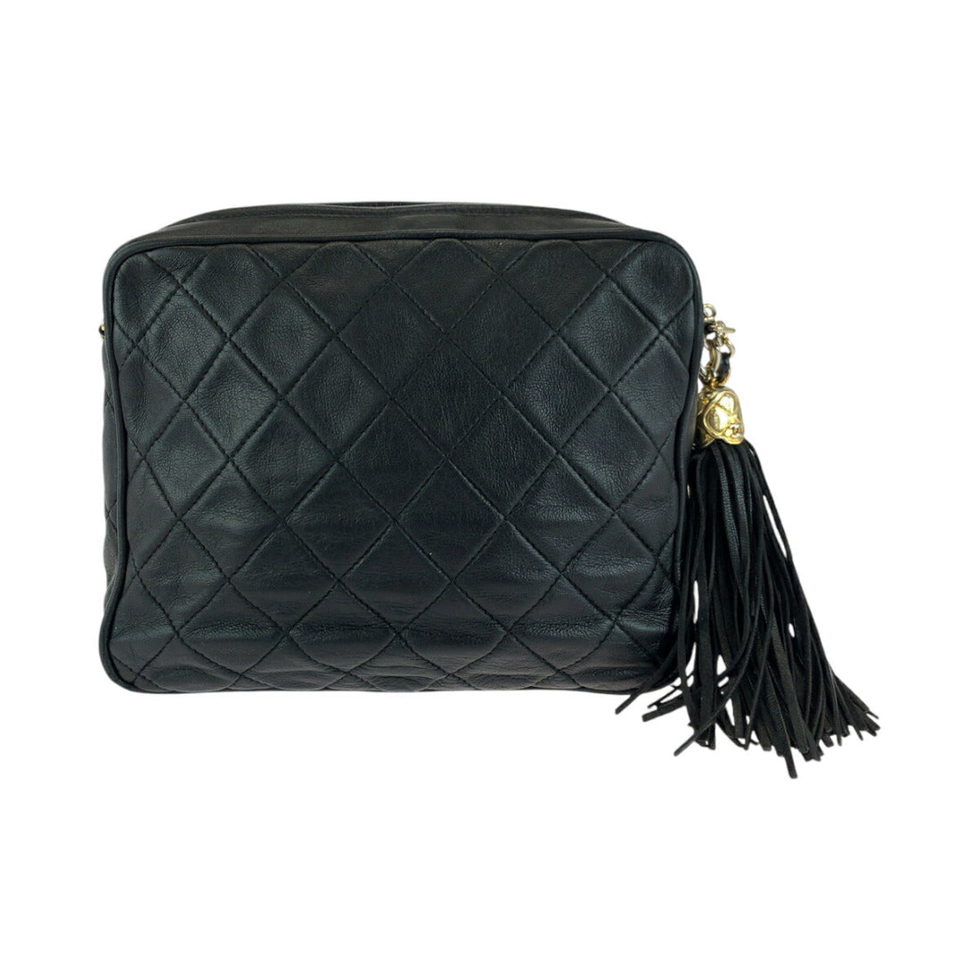 Top Quality Chanel  Lambskin Fringe Tassel Shoulder Bag