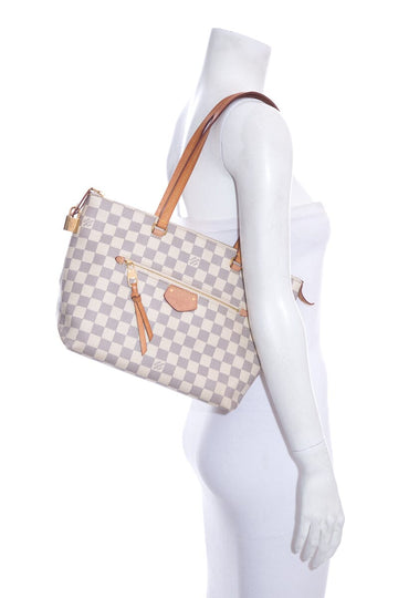 Louis Vuitton 2020 "Lena" Damier Azur HandBag