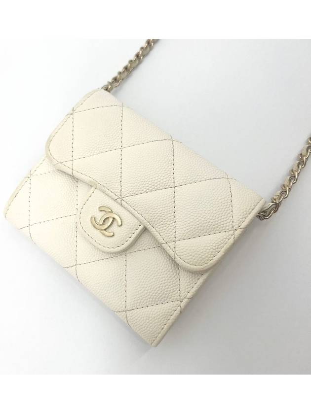Classic caviar woc chain card wallet mini bag Chanel
