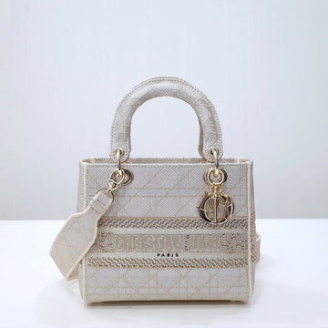 DIR 44532 Lady D-Lite Reverse Pearl White 24CM