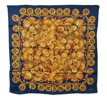 New 1:1 Rep Top Quality Chanel Cocomark carf Navi Multicolor Silk  Chanel