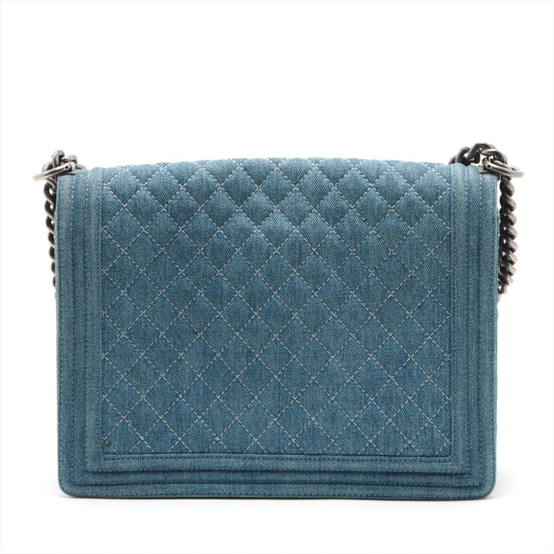 New 1:1 Rep Top Quality Chanel Navy Denim Chain Shoulder Bag
