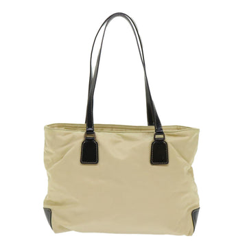 Prada Tote Bag Nylon Cream  48454