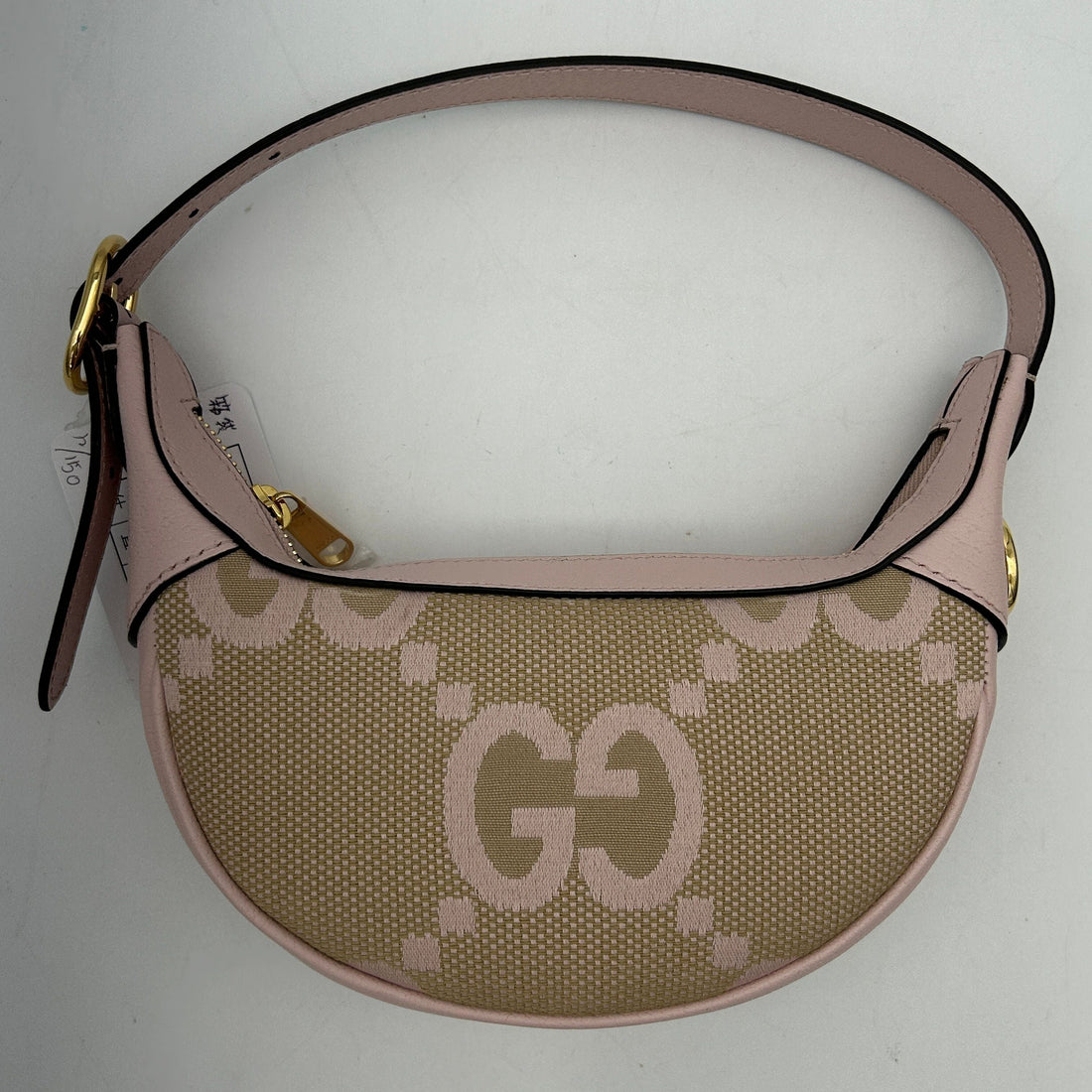 GUCCI Ophidia GG Canvas Leather Pink Mini Bag gu9990bd