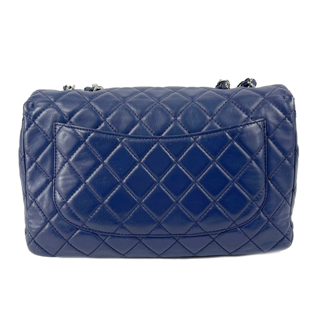 Top Quality Chanel - Classic 08 Single New Bag - Blue Quilted Lambskin Maxi Shoulder Bag