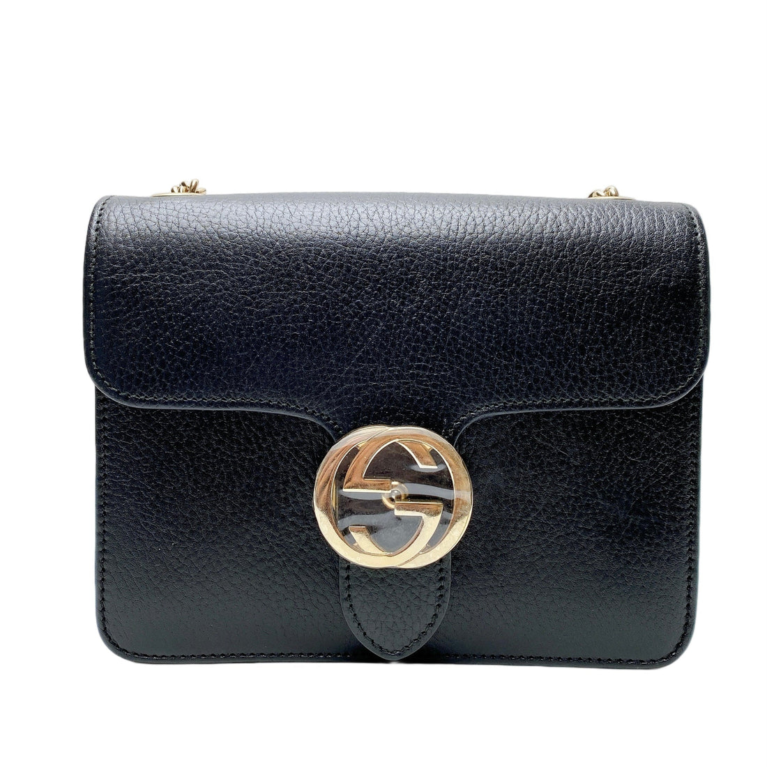 GUCCI INTERLOCKING IN BLACK