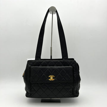 Chanel  Quilted CC Pocket Tote - Black Totes, Handbags ch9993vf