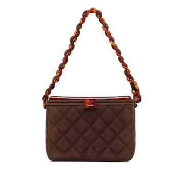 New 1:1 Rep Top Quality Chanel Matrases Cocomark Chain Vanity Bag Brown wedish Lady Chanel