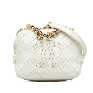 New 1:1 Rep Top Quality Chanel Matrases Cocomark tands Chain Handbags Shoulder Bag White   CHANEL