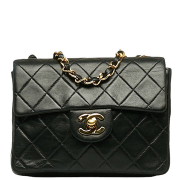New 1:1 Rep Top Quality Chanel Mini Mattress Cocomark Gold  houlder Bag Black   CHANEL