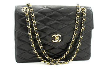 CHANEL  Envelope Chain Shoulder Bag Flap Quilted Lambskin k32
