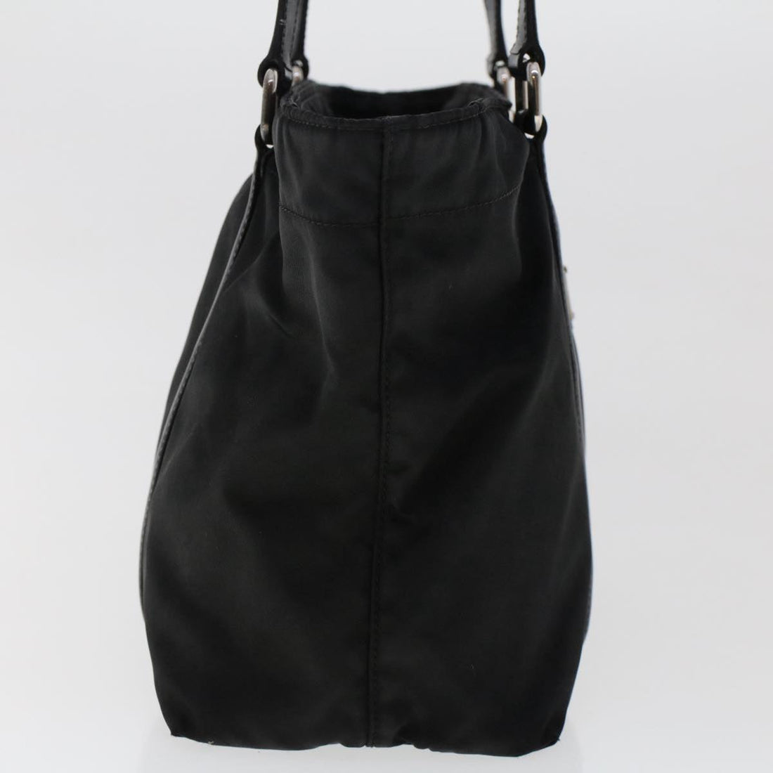 PRADA Tote Bag Nylon Black Auth 50524