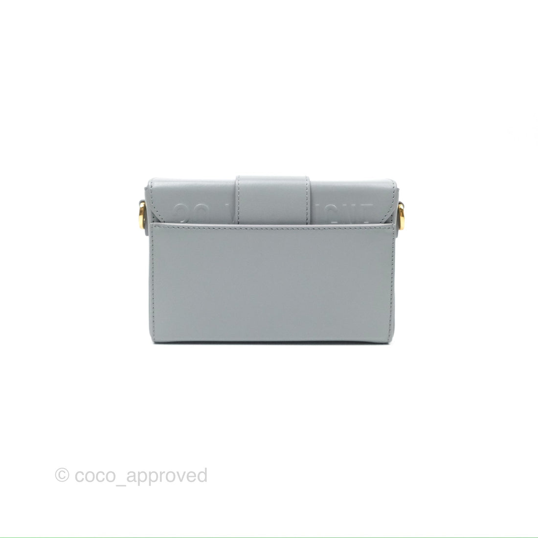 Christian Dior 30 Montaigne Box Bag Grey Calfskin
