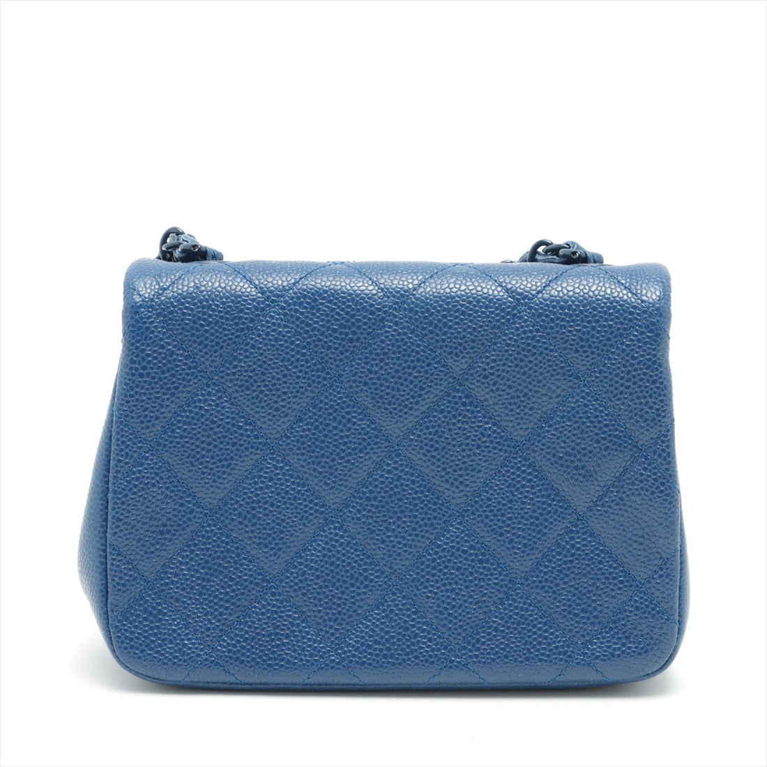 New 1:1 Rep Top Quality Chanel Matrasse Caviar S Chain Shoulder Bag Blue Silver Gold  29th