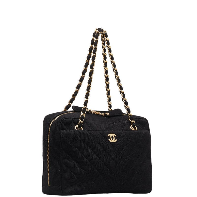 New 1:1 Rep Top Quality Chanel Coco Killing Chain Tote Bag Black Cotton  Chanel