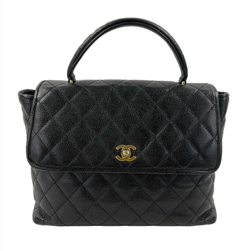 Top Quality Chanel -  Large Quilted CC Caviar Kelly New Bag - Top Handle