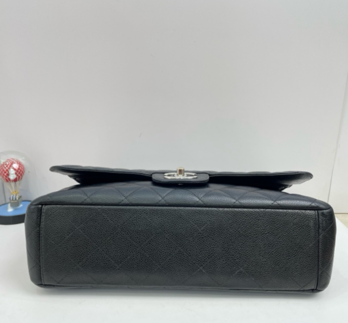 Top Quality Chanel Classic Flap CF Maxi Bag Black 010152100015