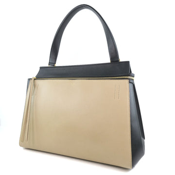 CELINE Handbag 172613 Calfskin beige medium Edge Women New 1:1