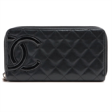 New 1:1 Rep Top Quality Chanel Combon Line in Round  Wallet Black Silver  13th Series Seal Coloring